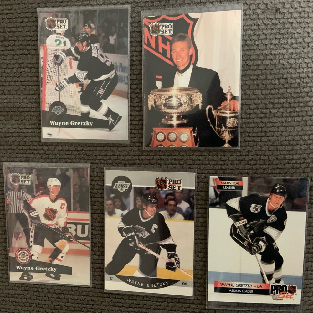 Wayne Gretzky Pro Set cards 5